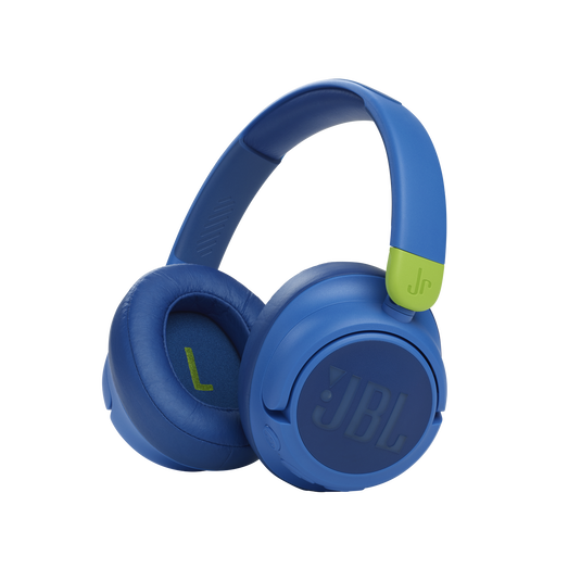 JBL JR 460NC - Blue - Wireless over-ear Noise Cancelling kids headphones - Hero image number null